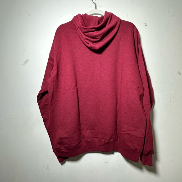 Hanes sweatshirt‎ Burgundy Gold hail RedSkins Washington Football Hoodie L NIB - Picture 11 of 14